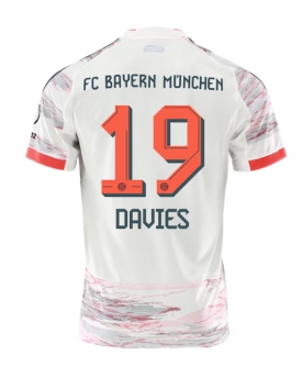 Bayern Munich Alphonso Davies #19 Maglia Gara Trasferta Repliche 2025-26 Maniche Corte